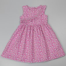 C52060: Girls All Over Print, Lined Dress (3-8 Years)